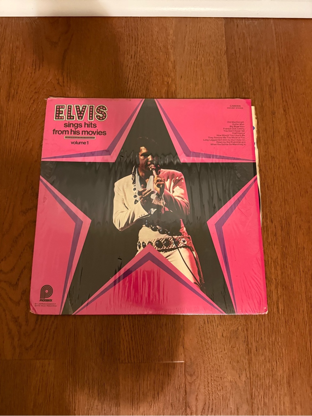 Vintage Elvis Sings Hits From His Movies Volume 1 Vinyl Record Album 1972